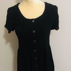 Evil Twin Black Baby Doll Crisscross back tunic to